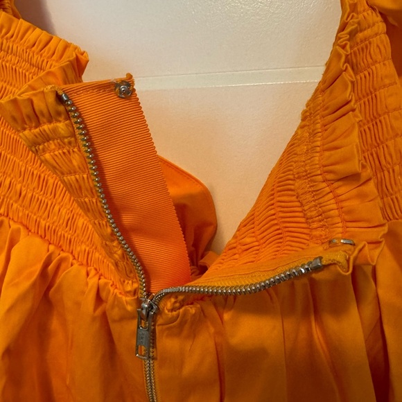 For Love & Lemons Saint Lucia Mini Dress in Orange - Picture 6 of 7